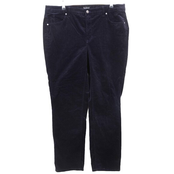 Talbots PLUS Size 16W Corduroy Stretch Straight Leg 5-Pocket Straight Leg Jeans - Picture 1 of 9
